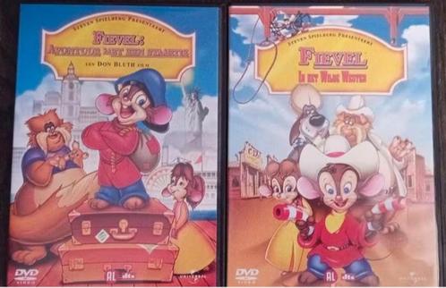 Fievel avontuur met een staartje en in het wilde westen, Cd's en Dvd's, Dvd's | Tekenfilms en Animatie, Gebruikt, Tekenfilm, Alle leeftijden