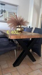 Eettafel set en salontafel, Huis en Inrichting, Tafels | Eettafels, Ophalen, 50 tot 100 cm, Zo goed als nieuw, Vijf personen of meer