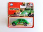 '62 Volkswagen Beetle Taxi groen 1:58 Matchbox (NIEUW), Hobby en Vrije tijd, Ophalen of Verzenden, Nieuw, Auto