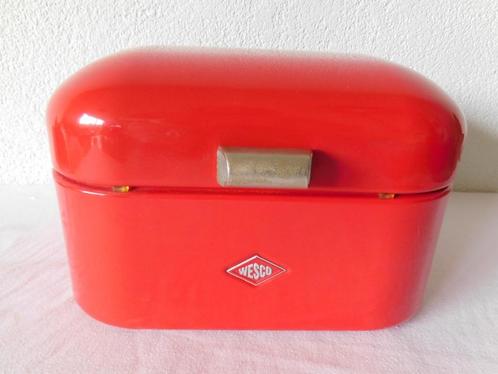 Wesco single Grandy broodtrommel in rood, afm. 27x22 cm en h, Huis en Inrichting, Keuken | Keukenbenodigdheden, Gebruikt, Ophalen of Verzenden
