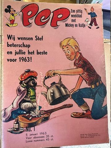Stripweekblad Pep - Jaargang 1963 (compleet) beschikbaar voor biedingen
