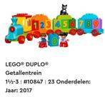 10558 duplo getallentrein, Kinderen en Baby's, Speelgoed | Duplo en Lego, Ophalen of Verzenden, Zo goed als nieuw, Duplo