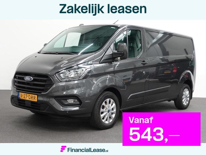 Ford Transit Custom 300 2.0 TDCI 130pk L2H1 Trend Automaat A, Auto's, Bestelauto's, Bedrijf, Lease, Financial lease, ABS, Achteruitrijcamera