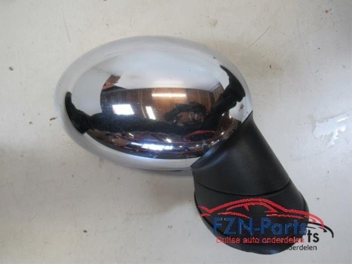 Mini Cooper R56 Spiegel Rechts R Chrome ( Zij, Buitenspiegel, Ophalen of Verzenden, Gebruikt