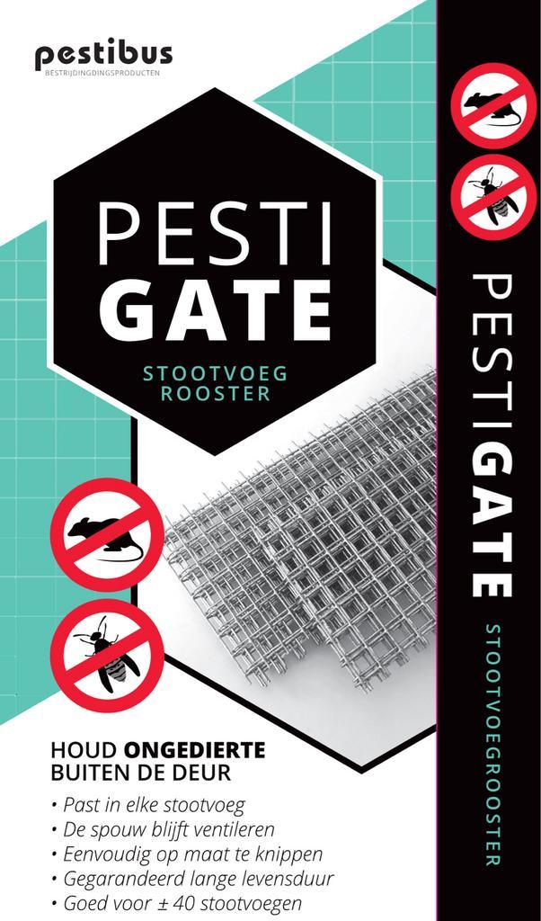 Pestigate Stootvoegrooster - Ongedierte Wering, Tuin en Terras, Bestrijdingsmiddelen, Nieuw, Ongediertebestrijding, Ophalen of Verzenden