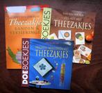 3 voorbeeldboekjes voor het maken van kaarten van theezakjes, Overige typen, Overige thema's, Ophalen of Verzenden, Zo goed als nieuw