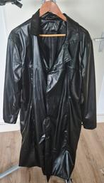Lange nep leren jas - Matrix cosplay, Ophalen of Verzenden, Gedragen, Zwart