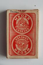 Oud Meder Genever Schiedam Speelkaarten doosje Jenever, Verzamelen, Ophalen of Verzenden, Gebruikt, Speelkaart(en)