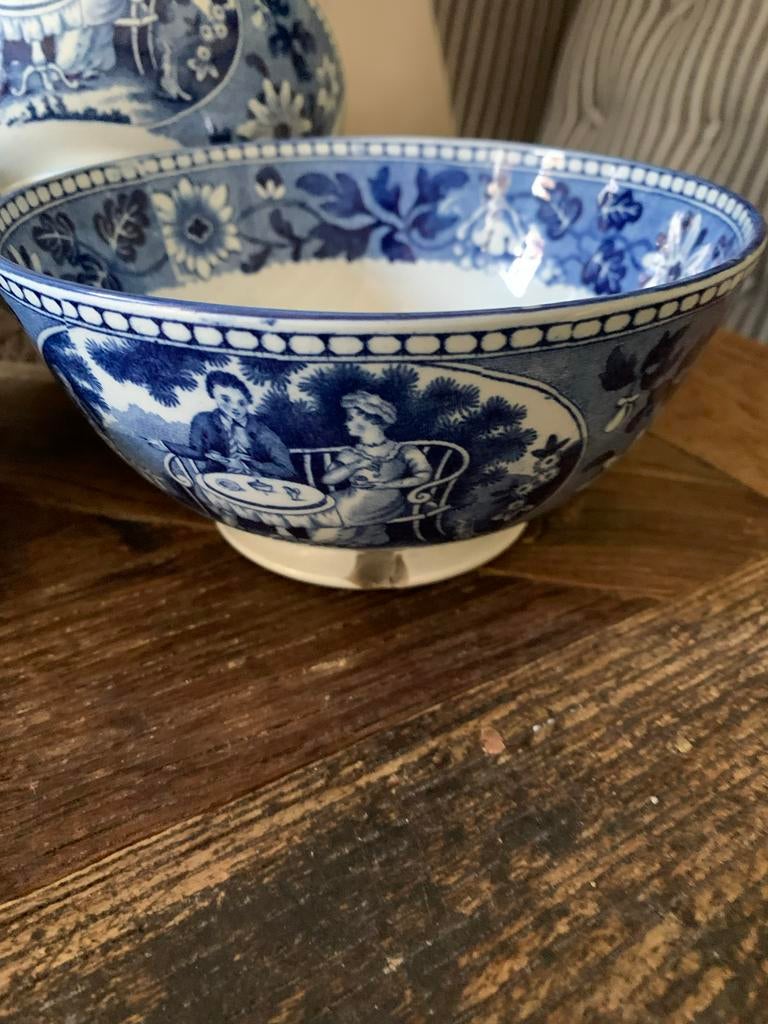 Antiek Engels Aardewerk Set dawson teadrinker, Antiek en Kunst, Ophalen of Verzenden