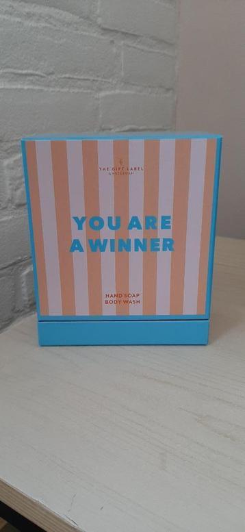 The gift label you are a winner beschikbaar voor biedingen