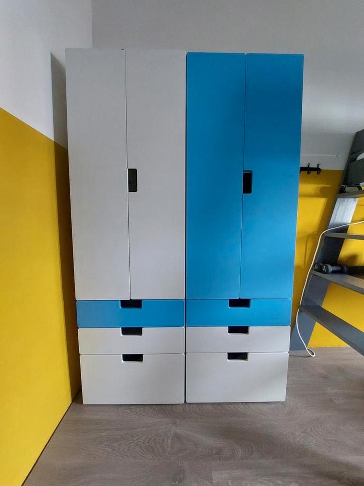 2 Ikea STUVA kledingkasten, Huis en Inrichting, Kasten | Kledingkasten, Gebruikt, 150 tot 200 cm, 50 tot 100 cm, 50 tot 75 cm