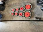 Reebok rep bodypump set 40 kg bodypump stang met gewichten, Ophalen, Gebruikt, Rep set, Reebok