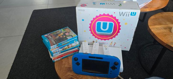 Wii u, Spelcomputers en Games, Spelcomputers | Nintendo Wii U, Gebruikt, Met 3 controllers of meer, Met games, Ophalen of Verzenden
