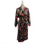 Zwarte kimono paradise Imbarro onesize 113 cm leuk als kado, Kleding | Dames, Maat 38/40 (M), -, -, Nieuw