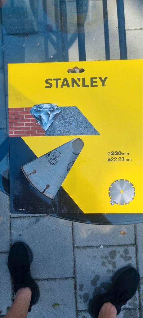 Stanley Diamantzaagblad Ø230mm 1x Gebruikt zgn, Doe-het-zelf en Verbouw, Gereedschap | Zaagmachines, Nieuw, Cirkelzaag, 1200 watt of meer