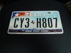 Kentekenplaat licenseplate Texas 4 USA, Verzamelen, Automerken, Motoren en Formule 1, Auto's, Gebruikt, Ophalen of Verzenden