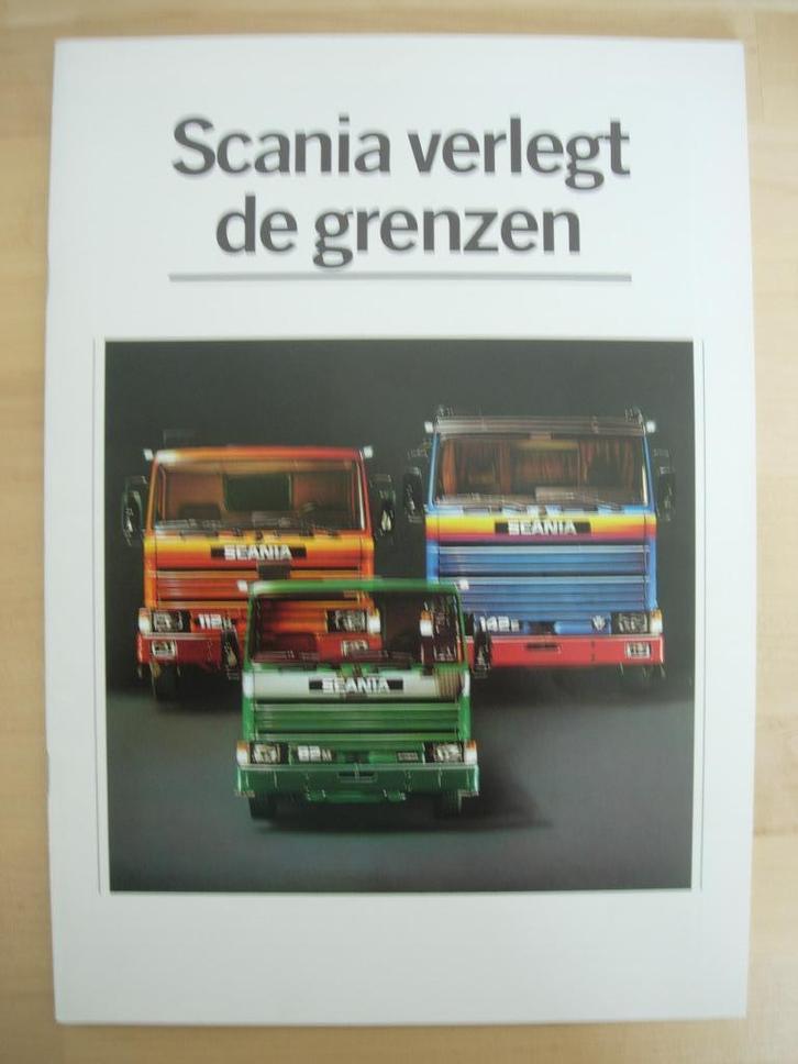 Scania 82 112 142 Introductie Brochure 1980 – G-P-R, Boeken, Auto's | Folders en Tijdschriften, Zo goed als nieuw, Overige merken