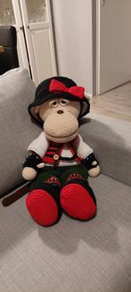 Gehaakte knuffel aap, Kinderen en Baby's, Speelgoed | Knuffels en Pluche, Ophalen of Verzenden, Nieuw, Overige typen