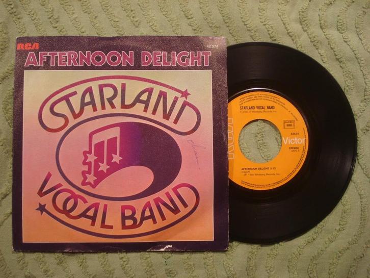 Starland Vocal Band 7" Vinyl Single: ‘Afternoon Delight’, Cd's en Dvd's, Vinyl Singles, Zo goed als nieuw, Single, Pop, 7 inch