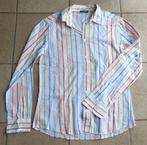 GF Ferré overhemd wit multicolour streep maat M, Kleding | Heren, Blauw, GF Ferré, Gedragen, Halswijdte 39/40 (M)