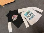2  maat 128 Jongens Shirts: Jurassic Park & New York Vibes, Ophalen of Verzenden, Zo goed als nieuw, Jongen