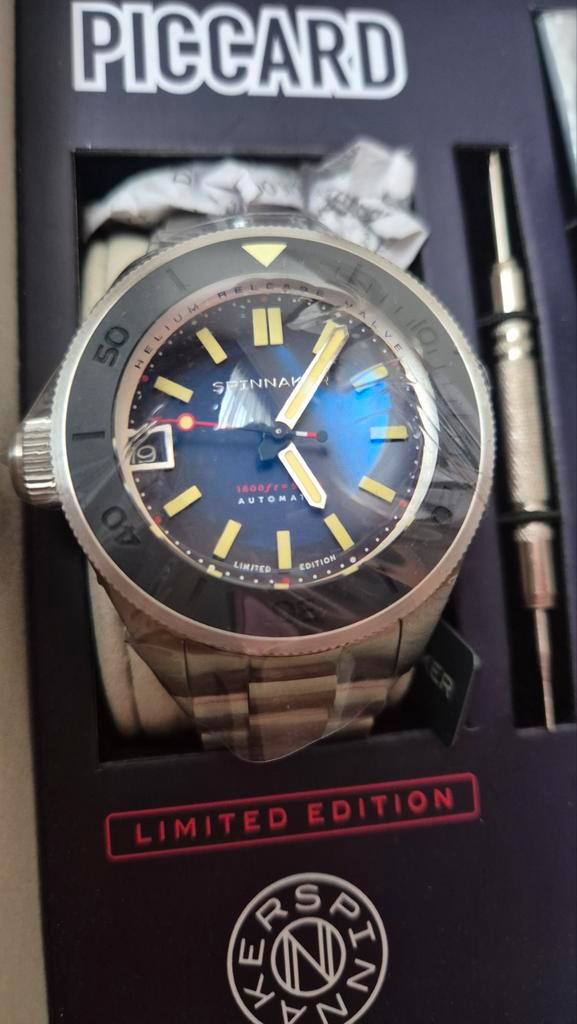 Spinnaker Piccard Limited Edition Horloge Nr:69 van 70, Sieraden, Tassen en Uiterlijk, Horloges | Heren, Nieuw, Polshorloge, Overige merken