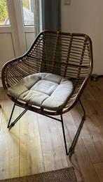 Rotan Stoelen 2 stuks, Huis en Inrichting, Stoelen, Ophalen, Zo goed als nieuw, Bruin