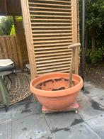 Grote plantenbak, Tuin en Terras, Bloembakken en Plantenbakken, Kunststof, Gebruikt, 100 cm of meer, Rond