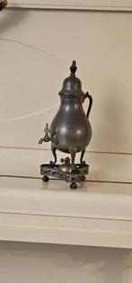 Vintage Tinnen koffiekan met kraantje en brander, Ophalen of Verzenden