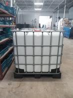 Witte Boxen/Vaten 1000 liter op kunststof pallets., Kunststof, 150 liter of meer, Zo goed als nieuw, Ophalen