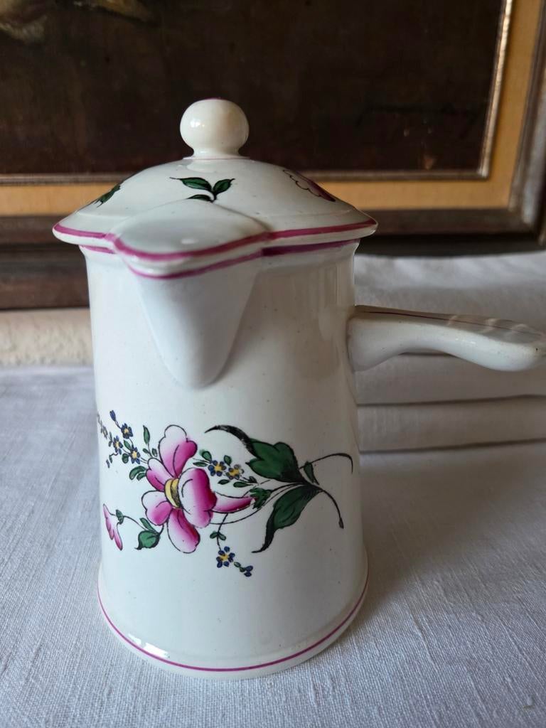 Te koop: Antieke Stroopkan 
- Decor: Lunéville, Antiek en Kunst, Curiosa en Brocante, Ophalen of Verzenden