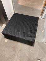 Hocker / tuintafel met glasplaat, Ophalen of Verzenden, Gebruikt