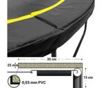 Trampoline Rand Magic Circle Pro 244 cm Zwart  631, Ophalen of Verzenden, Nieuw