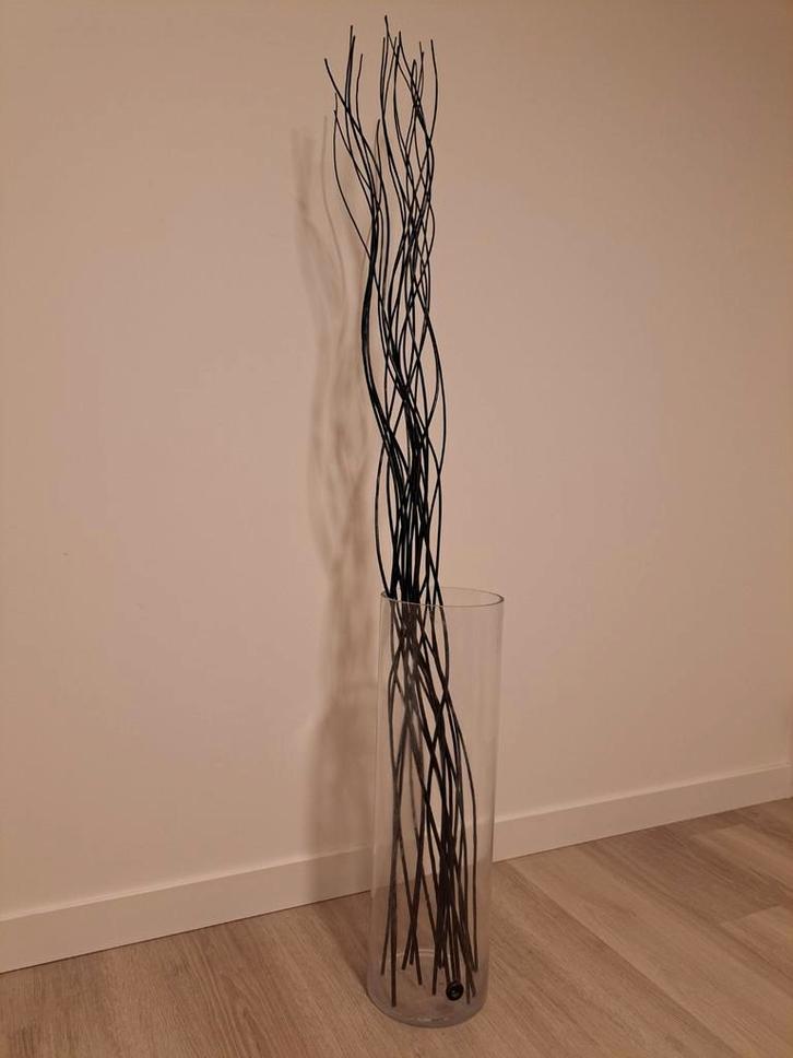 Vaas voor lampjes (incl decoratie takken), Huis en Inrichting, Woonaccessoires | Vazen, Zo goed als nieuw, Overige kleuren, 50 tot 75 cm