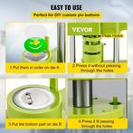 Badge Button Maker - buttons -  25Mm 58Mm, Niet ingevuld, Niet ingevuld, Nieuw, Ophalen of Verzenden