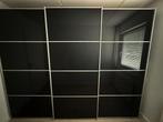 Keurige 3 deurs ikea pax kast zwart, Ophalen, 200 cm of meer, Met hangruimte, 200 cm of meer