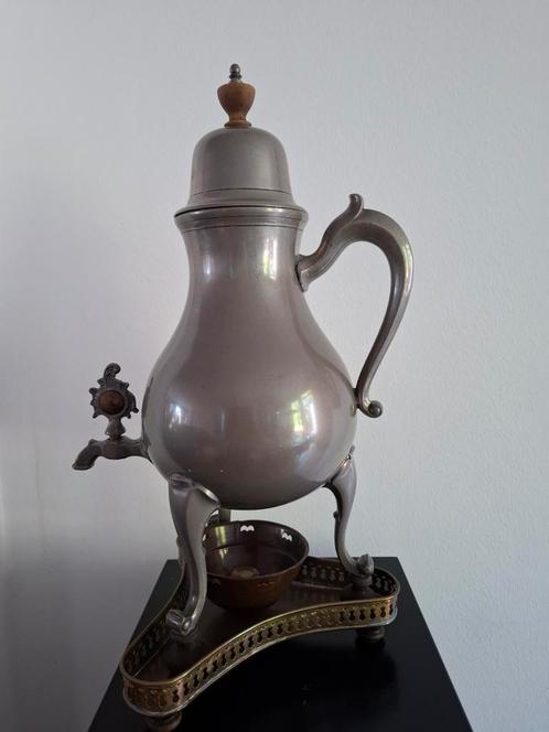 Antieke Tinnen Kraantjeskan, Antiek en Kunst, Antiek | Tin, Ophalen of Verzenden