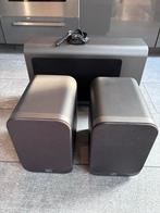 Q Acoustics 3020 + 3060S Speakerset - Zeer Nette Staat, Ophalen of Verzenden, Zo goed als nieuw, Front, Rear of Stereo speakers