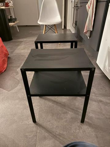 2 x Ikea knarrevik metalen (nacht) kastje