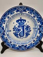 Delfs blauw wandbord juliana, Ophalen of Verzenden