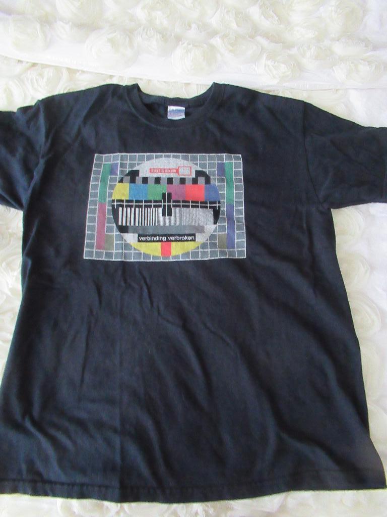 testbeeld TV T-SHIRT, maat L - verbinding verbroken, Maat 52/54 (L), Zwart, Gildan Active Wear, Ophalen of Verzenden