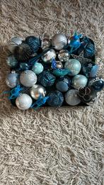 Mooie set kerstballen blauw, Ophalen of Verzenden, Zo goed als nieuw