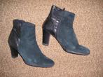 aparte zwarte suede / leren laarzen maat 42, Kleding | Dames, Schoenen, Ophalen, Zwart, Lage of Enkellaarzen, Zo goed als nieuw