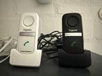 gigaset L410 zwart en wit Handsfree Clip voor Dect draadloos, Ophalen of Verzenden, Zo goed als nieuw, 2 handsets