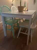 Uitschuifbare eettafel, Huis en Inrichting, Tafels | Eettafels, Ophalen, Zo goed als nieuw