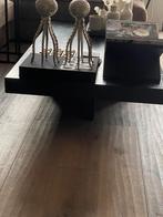 Salontafel, laag, zwart, Piet Boon / Erik Kuster stijl, Huis en Inrichting, Tafels | Salontafels, Ophalen, 50 tot 100 cm, Zo goed als nieuw