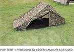 Legertent / Pup Tent - 1 Persoons, Caravans en Kamperen, Tenten, Ophalen of Verzenden, Gebruikt, Tot en met 2