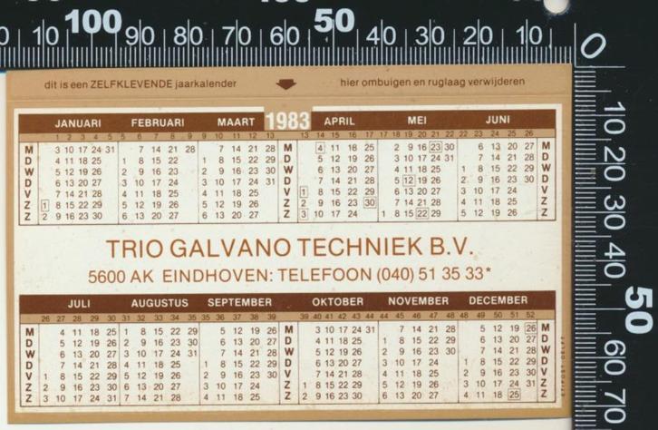 Sticker: Trio Galvano Techniek - Eindhoven, Verzamelen, Stickers, Zo goed als nieuw, Bedrijf of Vereniging, Ophalen of Verzenden