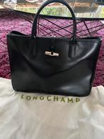 Roseau handtas Longchamp, zwart leer, L nieuw, Ophalen of Verzenden, Nieuw, Zwart, Handtas