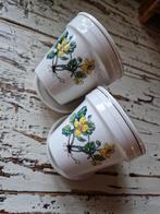 Bloempotje met schoteltje 2 stuks Villeroy & Boch Botanica, Huis en Inrichting, Keuken | Servies, Ophalen of Verzenden, Zo goed als nieuw